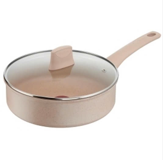 Chảo sâu lòng chống dính Tefal Delight 24cm nắp kính