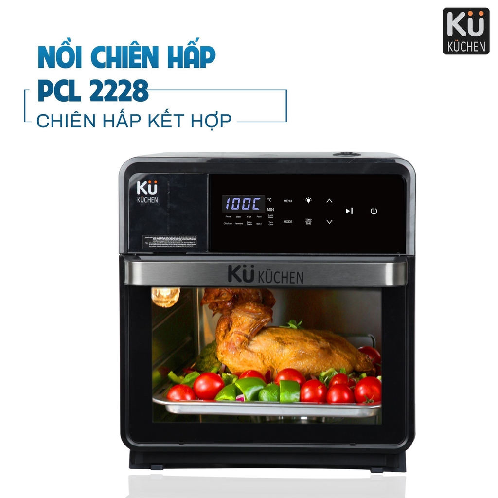 Nồi chiên hấp đa năng KÜCHEN 16L (KU PCL2228)