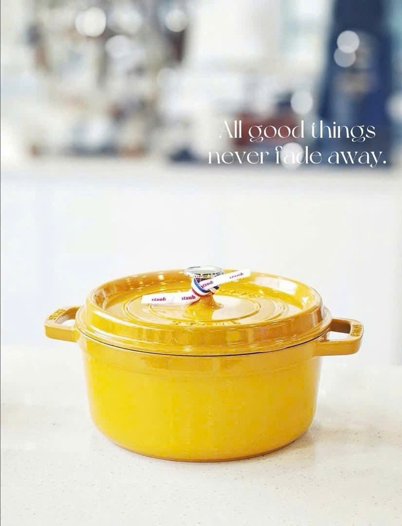 Nồi gang Staub 24cm màu vàng chanh (11024122)