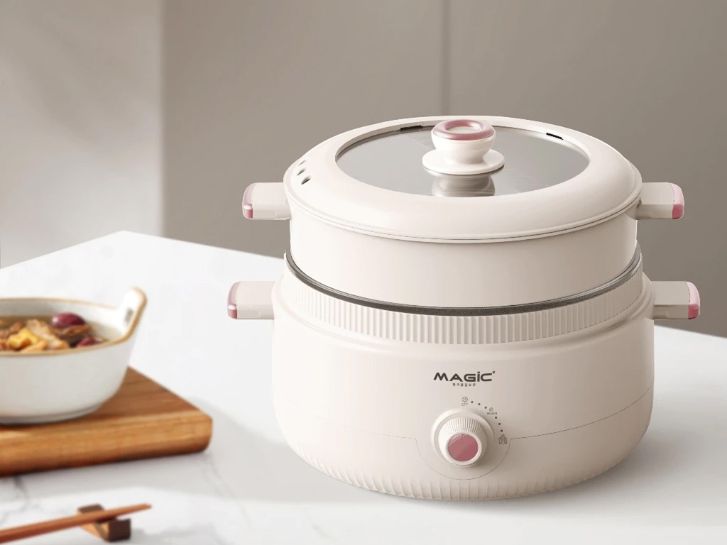 Nồi lẩu hấp 2 tầng Magic 4L A-091