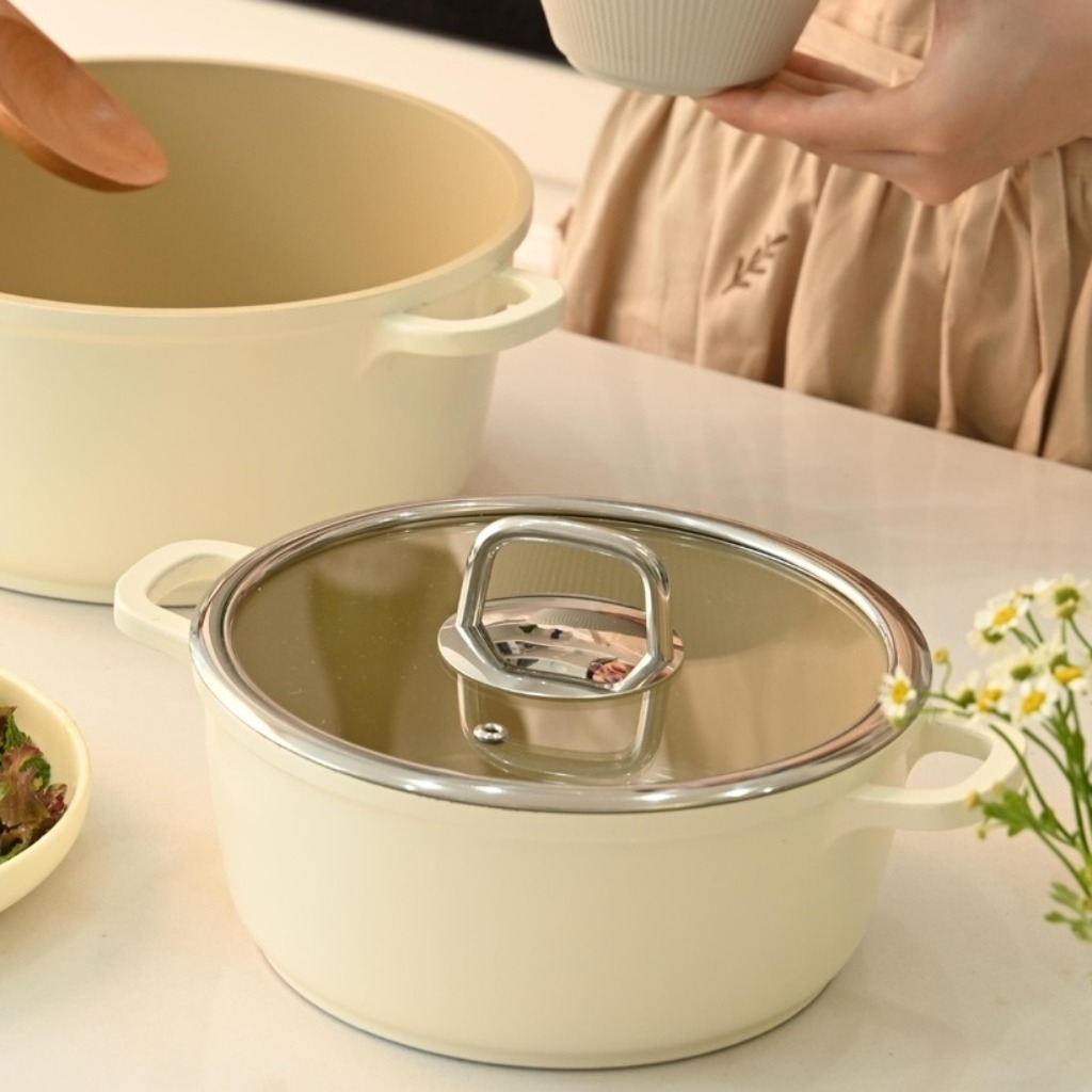 Nồi nhôm đúc đáy từ Haatz 20cm