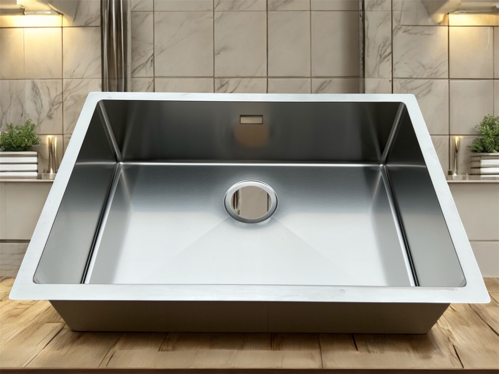 Chậu inox rửa bát Luisina VIBRATO 670x450 mm (EVSP 55NO IL)