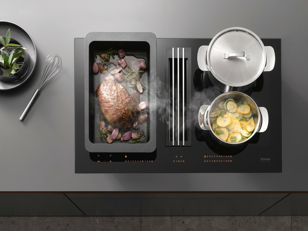 Bếp từ tích hợp hút mùi âm bàn Miele KMDA 7633 FL Shop Hàng Đức