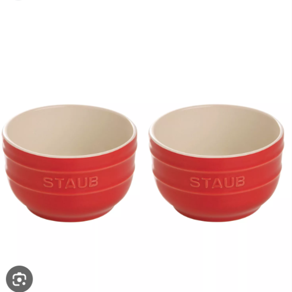 Set 2 bát chấm Staub 9cm màu đỏ (1004593)