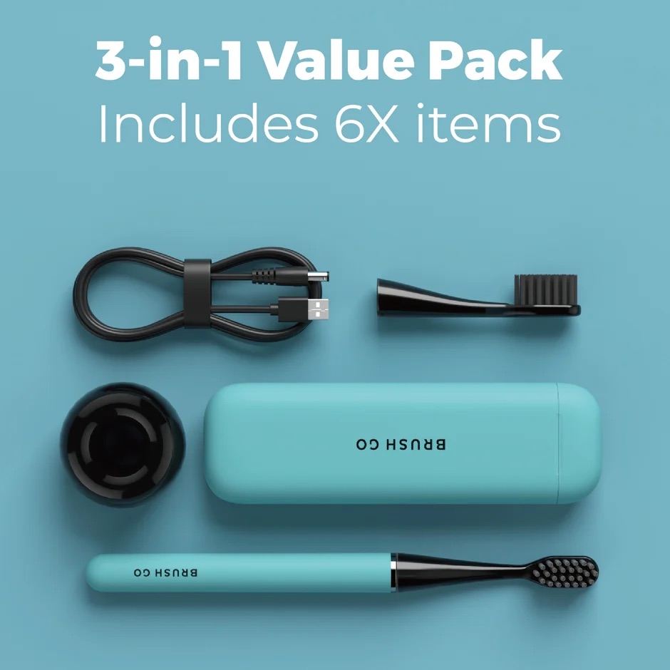 Bàn chải điện Mipow (USA) i4 Ultra Slim Travel Case & Ceramic Holder VER2 Light Blue (CI-900S-T-LB)