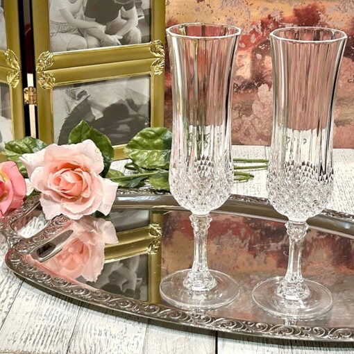 Bộ 6 ly champagne pha lê Pháp Cristal D'Arques Longchamp 120ml WG/FR/ARC/L7553/S6/120 (0883314564273)