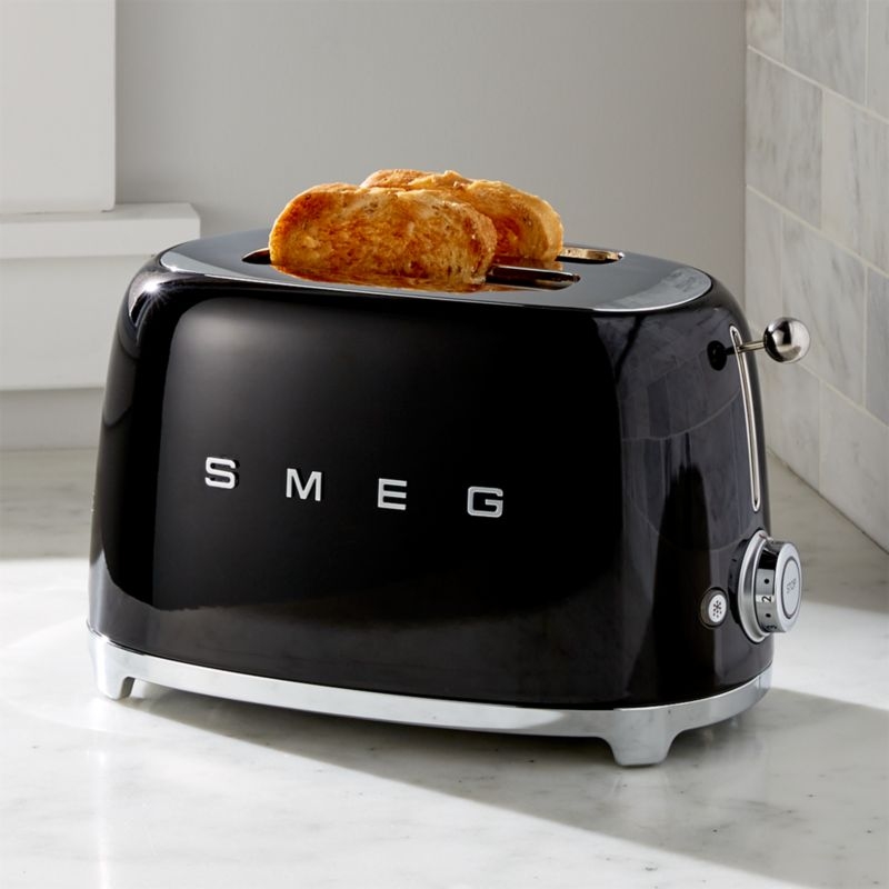 Máy Nướng Bánh Mì Smeg TSF01BLEU Black màu đen
