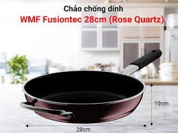 Chảo cao cấp WMF Fusiontec Mineral Rose Quartz 28cm màu hồng vỏ đỗ (0520665291)