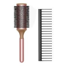 Set 2 lược tạo kiểu, gỡ rối Dyson Brush Set in Rosé