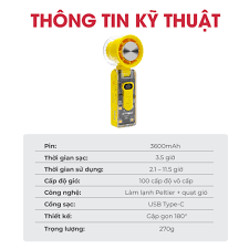 Quạt mini cầm tay Magic A-018 có làm lạnh