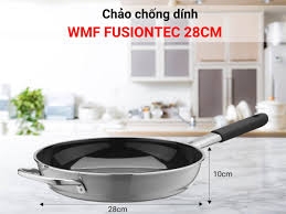 Chảo cao cấp WMF Fusiontec Mineral Platinum 28cm màu xám (0520675291)