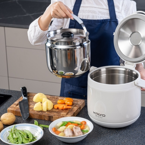 Nồi ủ chân không Kaiyo màu trắng 4,5L