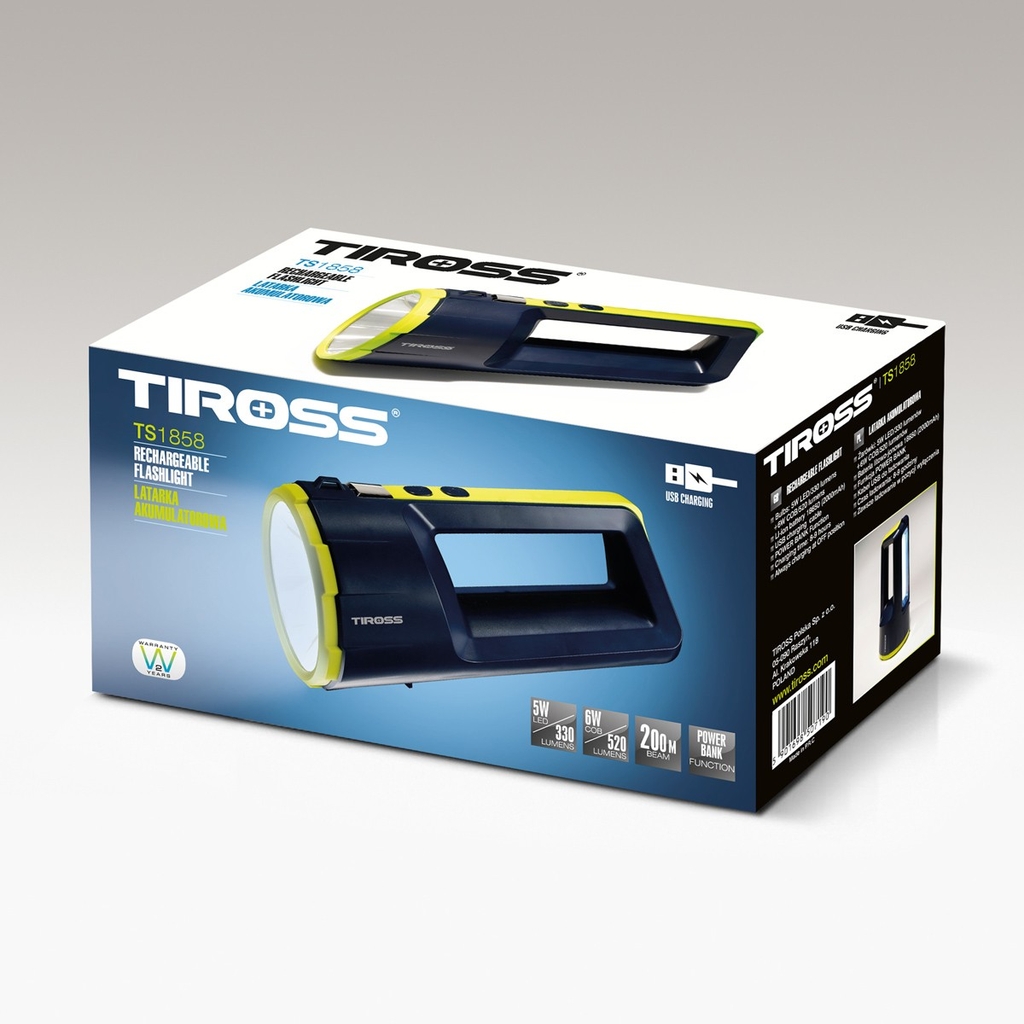 Đèn pin sạc điện Tiross TS1858