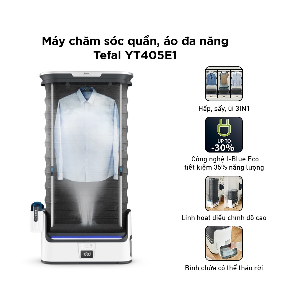 Tủ chăm sóc quần áo Tefal YT405E1 (CARE FOR YOU)