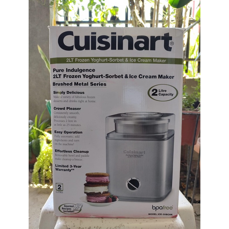 Máy làm kem cuisinart ICE-30BCHK