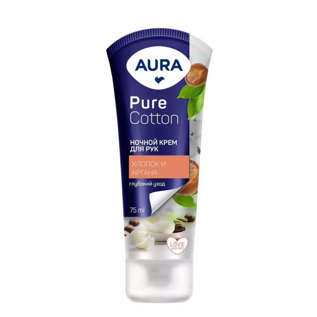 Kem tay Aura Pure Cotton 75ml