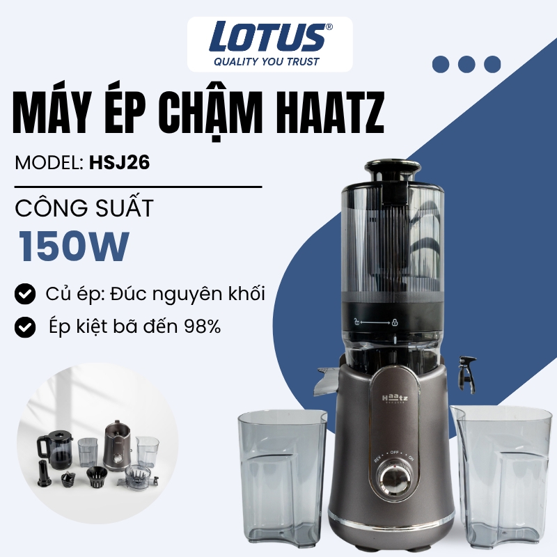 Máy ép chậm Haatz HSJ26