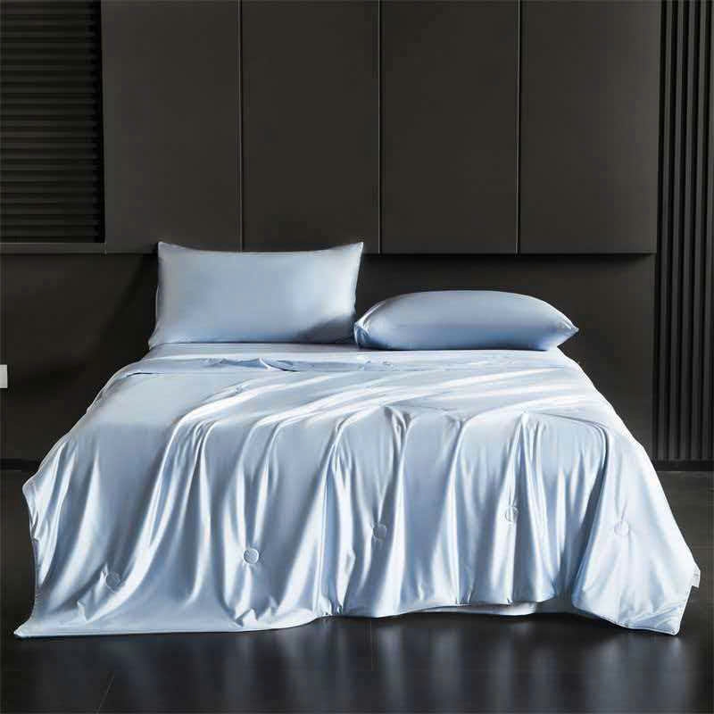 Chăn lạnh Tencel 2m*2,3m màu xanh dương