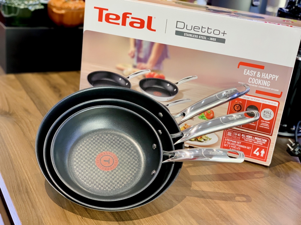 Set 3 chảo Tefal Duetto 20-24-28CM