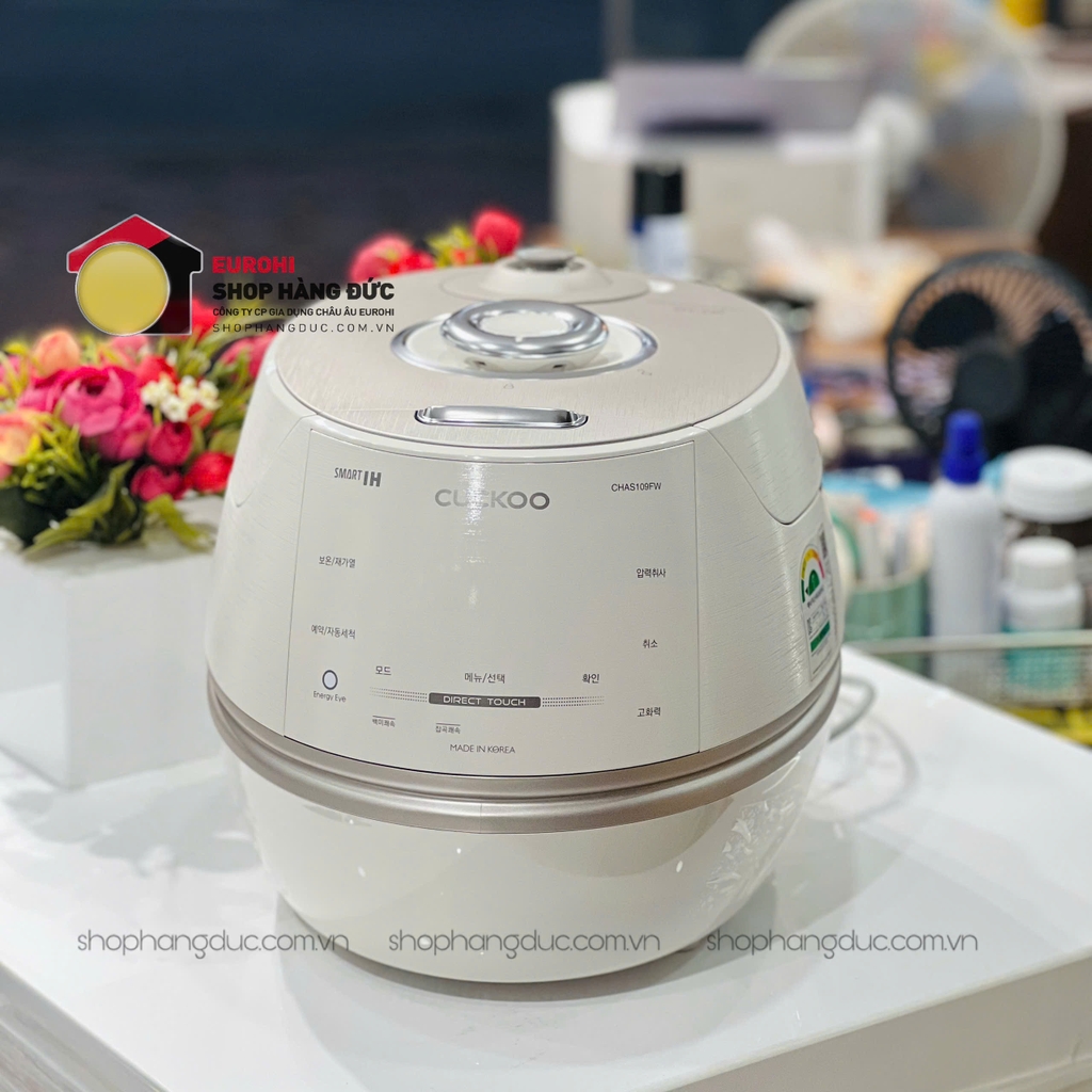 Nồi cơm cao tần Cuckoo CHAS109FW 1.8L (lòng nồi inox)