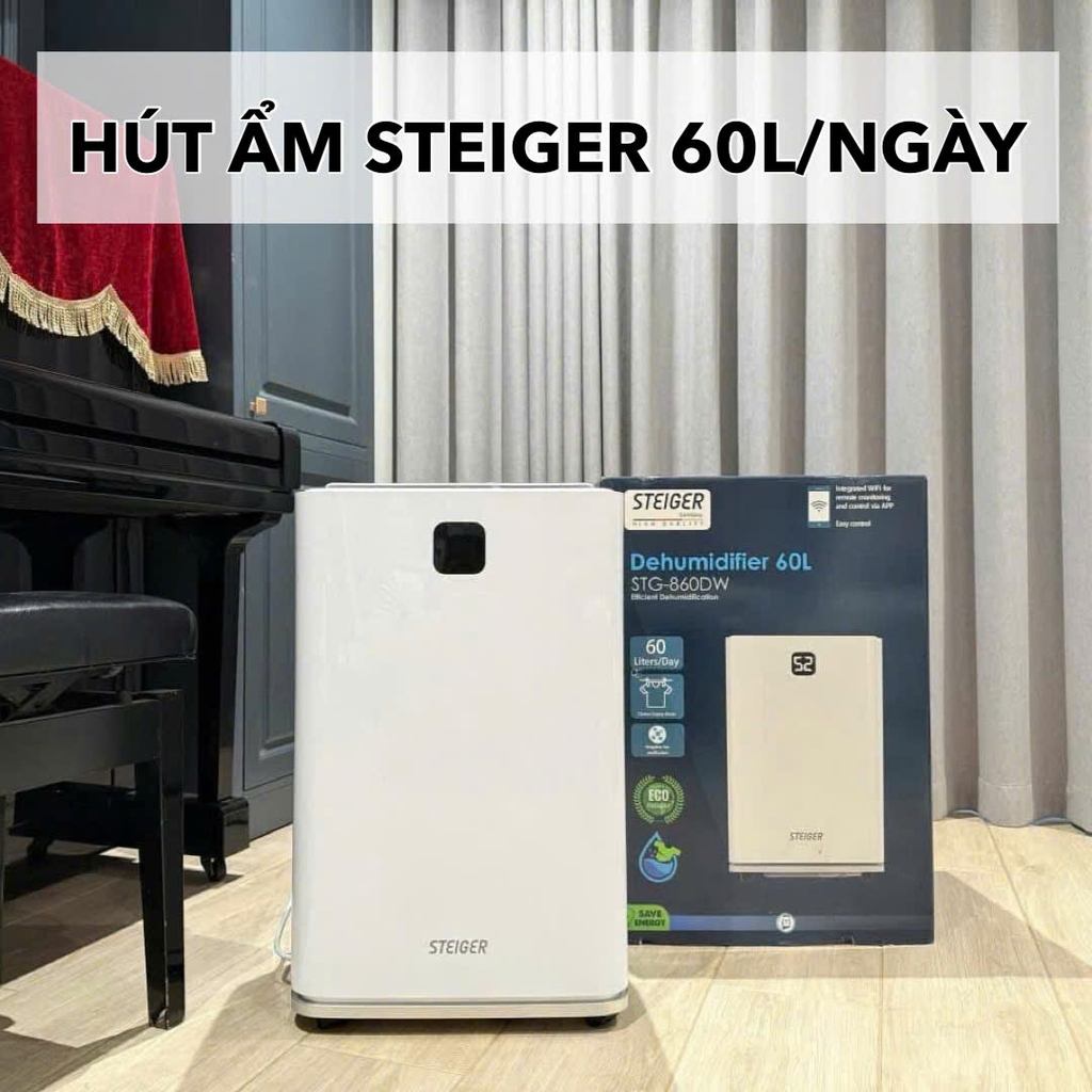 Máy hút ẩm Steiger STG - 860DW (60L/ngày)