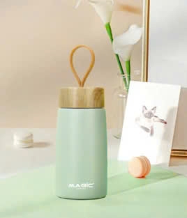Bình giữ nhiệt Magic A-022 màu xanh lá 280ml
