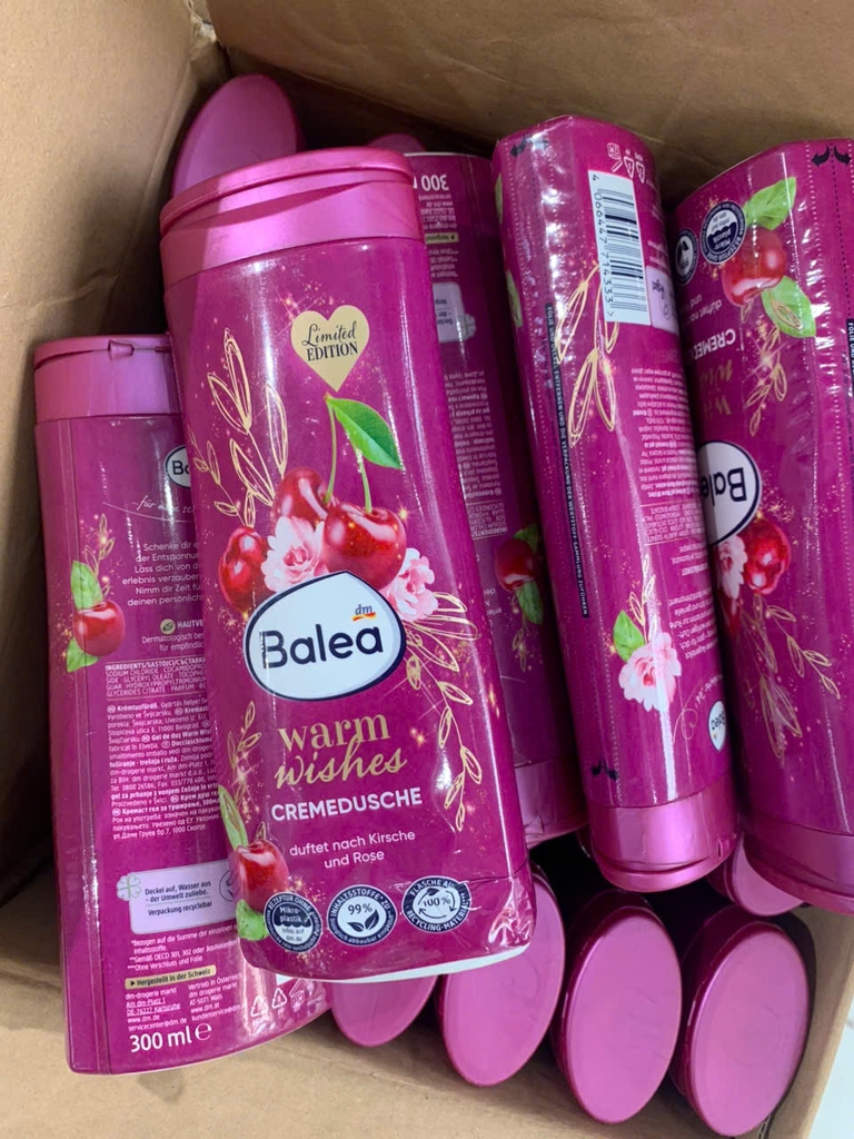 Sữa tắm Balea Nữ hương anh đào hoa hồng 300ml