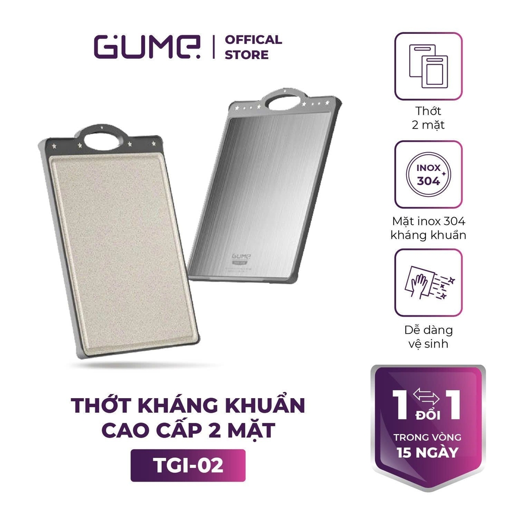 Thớt hai mặt kháng khuẩn Gume TGI02