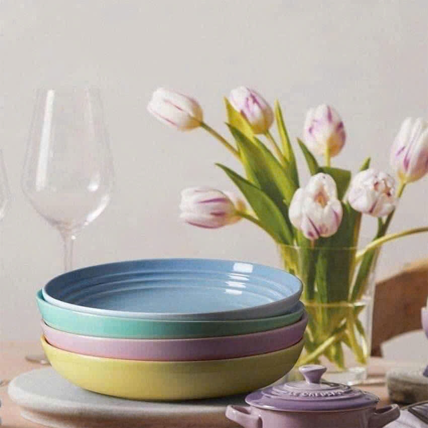 Set 4 đĩa pasta Le Creuset 22cm sâu lòng
