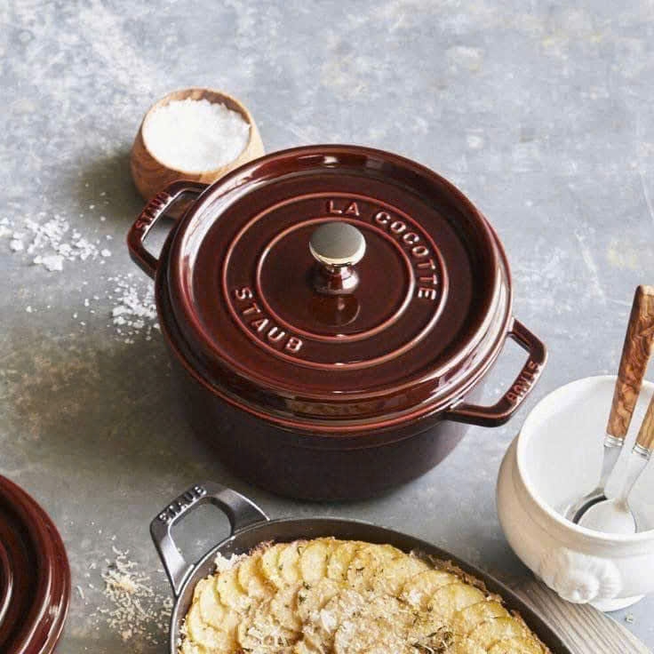 Nồi gang Staub Grenadine màu mận chín 18cm 1.7L (1101887)