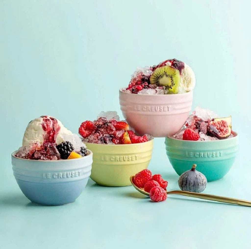 Sét 4 bát sứ ăn cơm Le Creuset Sorbet 12cm (91061600714080)