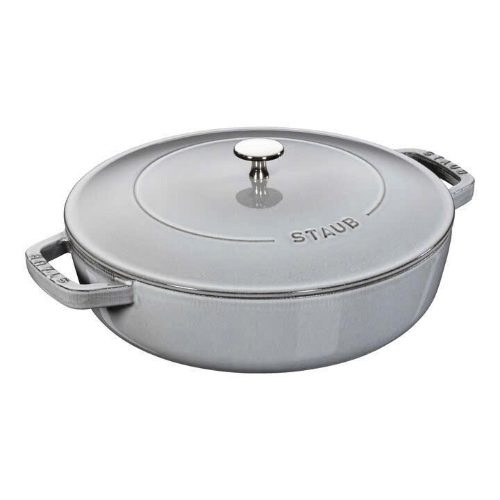 Nồi chảo gang Staub Chistera 24cm 2.75L màu xám (12612418)