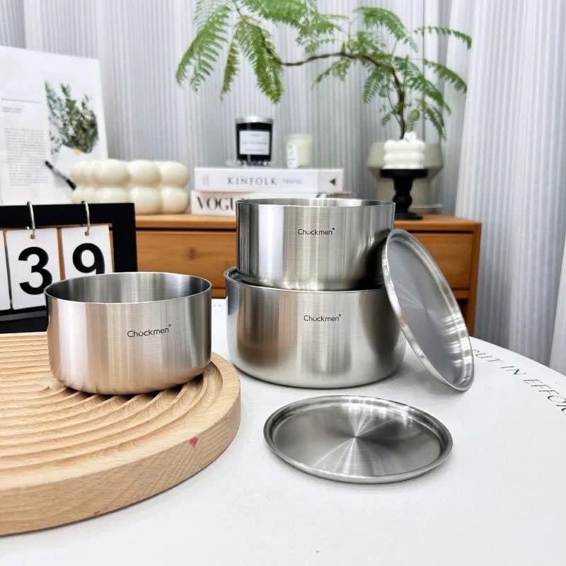 Âu inox có nắp Chockmen 10cm 350ml C730