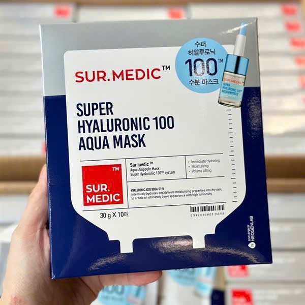 Mặt nạ Sur.medic Super Hyaluronic (hộp 10 miếng)