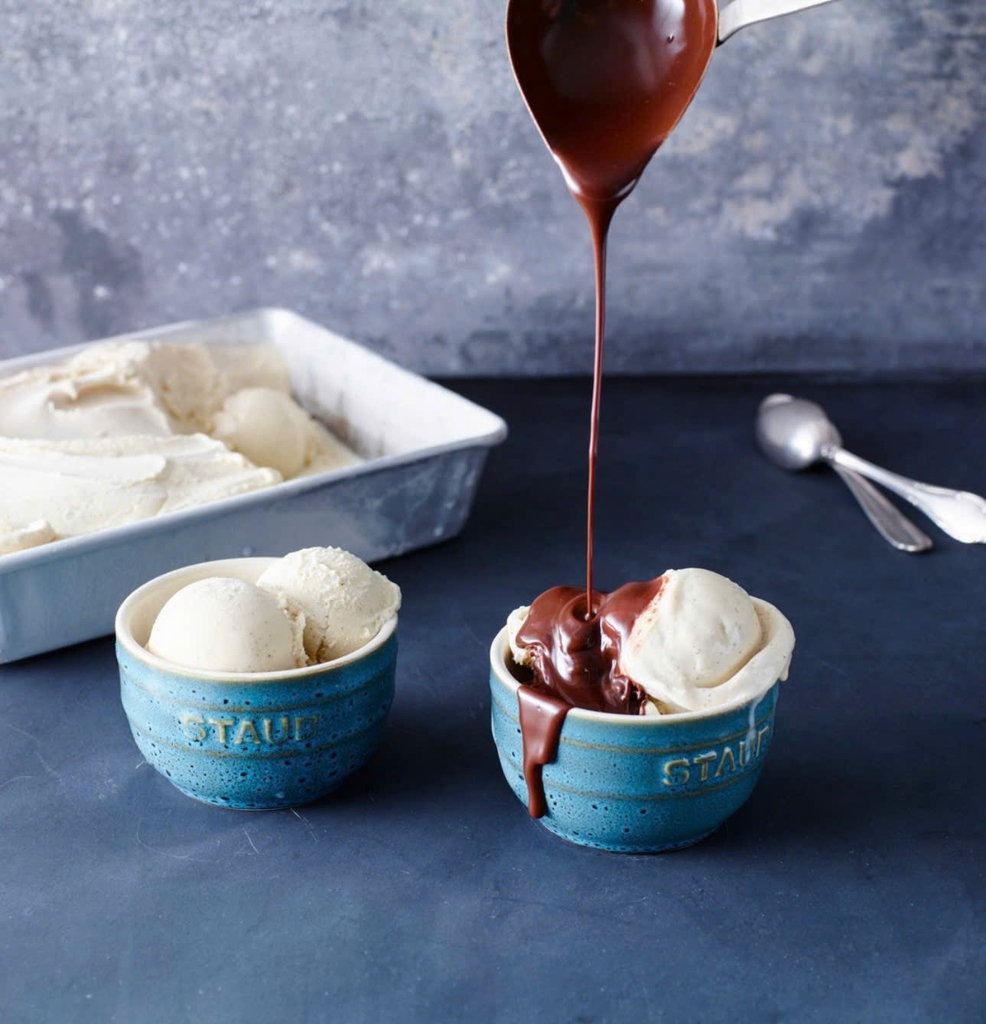 Set 2 bát chấm Staub 9cm màu xanh