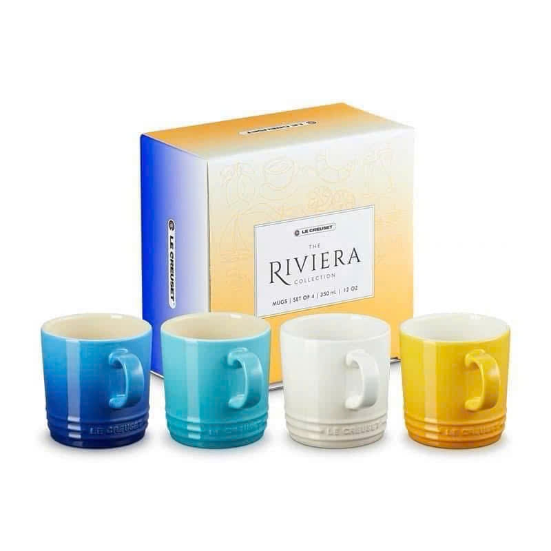 Set 4 cốc sứ Le Creuset Riviera 350ml (89113351219030)