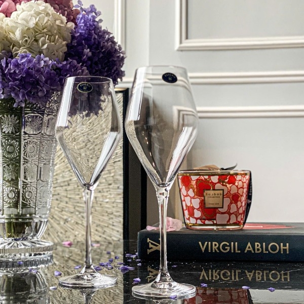 Set 6 ly pha lê rượu vang trắng Bohemia Loxia 470ml (G/1SJ03/0/470/S6)