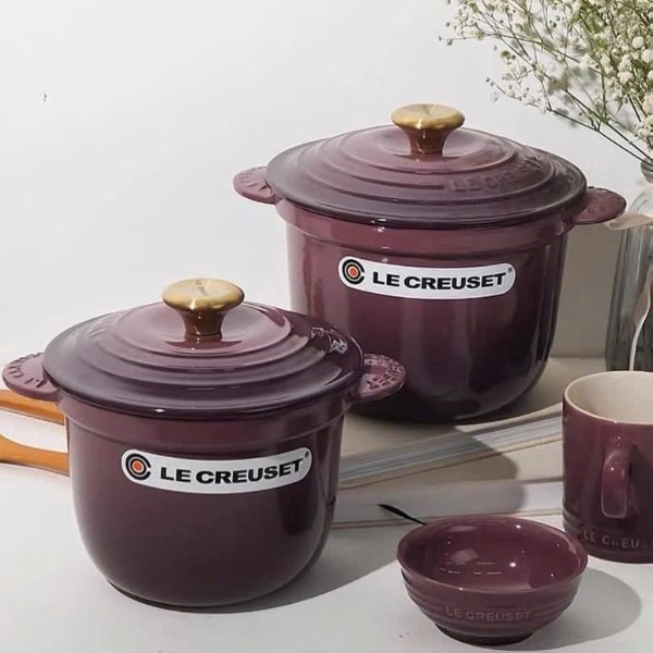 Nồi gang Le Creuset Rice Pot Fig 18cm 2L màu tím (21110 18 71 80460)
