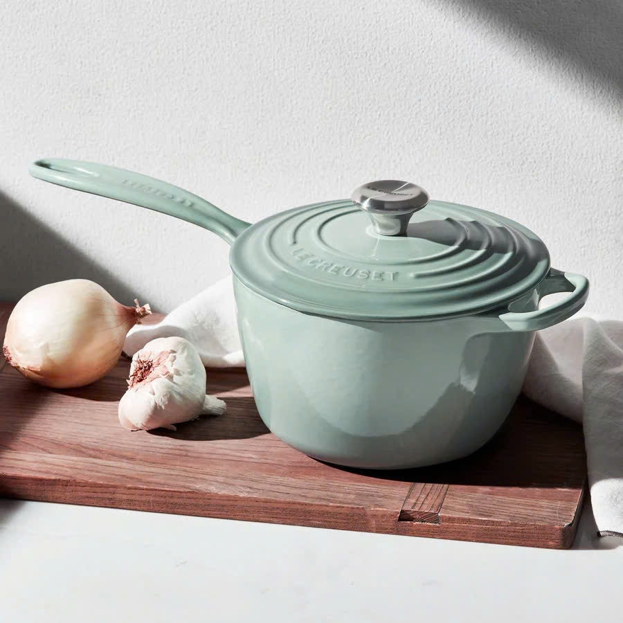 Quánh Le Creuset sea salt 16cm 1.5L màu xanh (21181 16 77 14430)