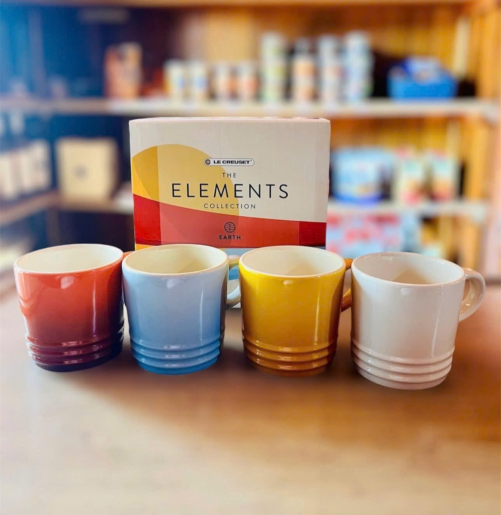 Set 4 cốc sứ Le Creuset Elemen 200ml (89113208159030)