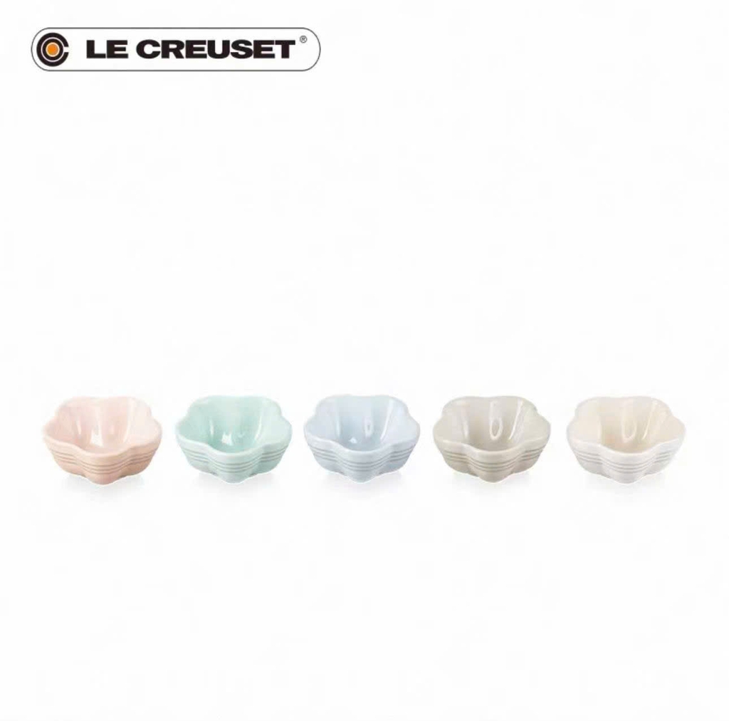 Set 5 bát đựng nước chấm Le Creuset bông hoa (69050088399013)