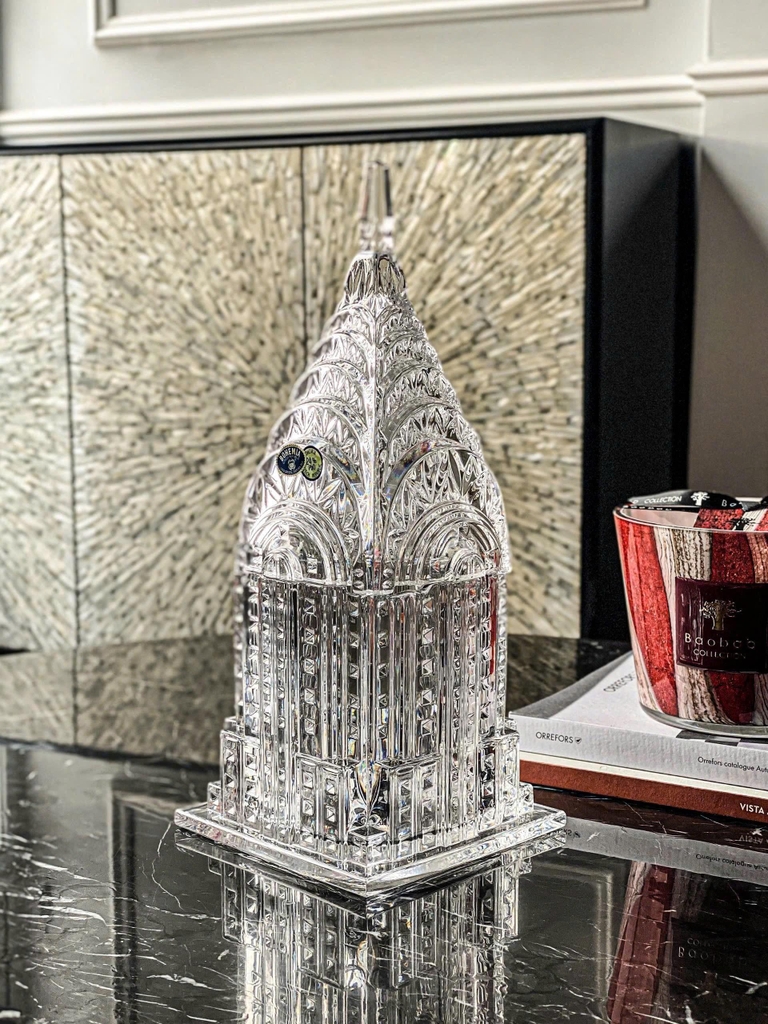 Thố pha lê Bohemia Building 30cm (BBT/57530/27620/300)