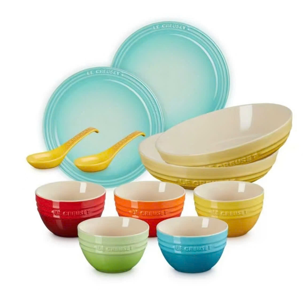 Set bát đĩa Le Creuset 11 món