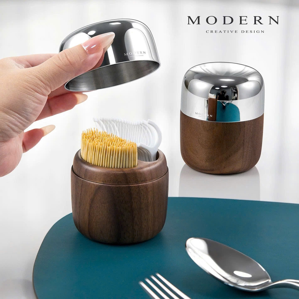 Lọ tăm 2 ngăn Modern
