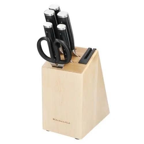Bộ dao KitchenAid 6 món KE6PSTANOBG (kèm đốc gỗ) - 075125