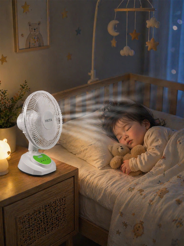 Quạt tích điện HKITA 12inch (30cm)