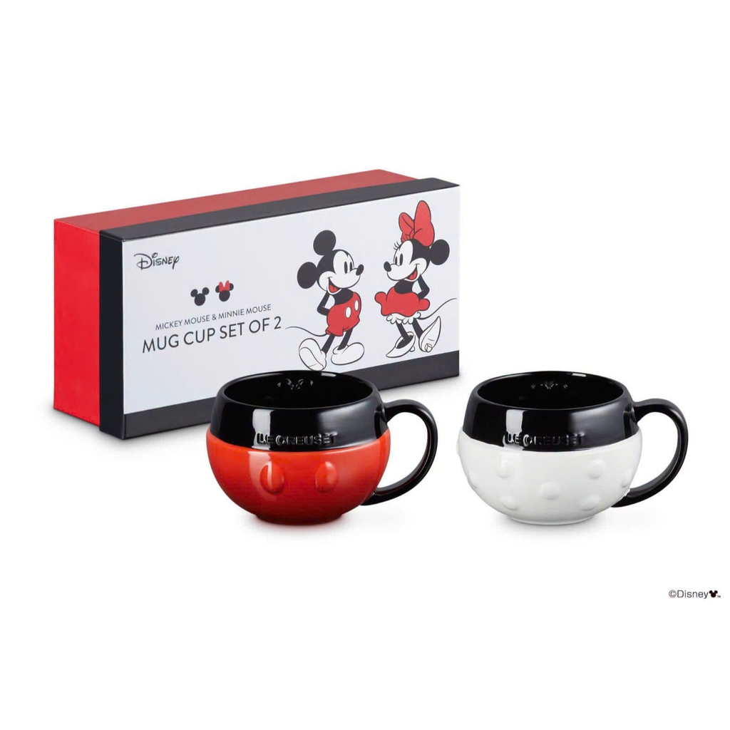 Set 2 cốc sứ Le Creuset Mickey 380ml (89337001299031)