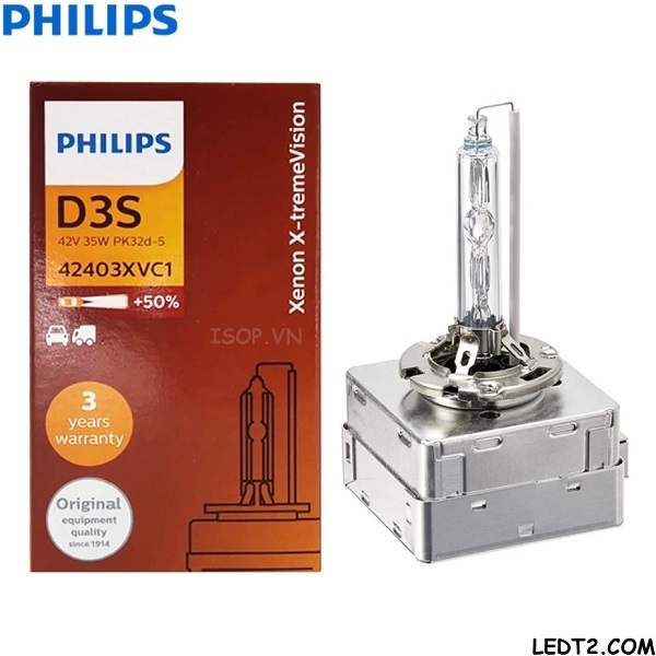 Xenon Philips Xtreme Vision +50% D3S