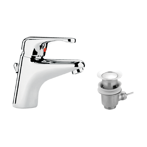 COMBO VÒI VÀ NÚT XẢ LAVABO MODEL DE075CR3