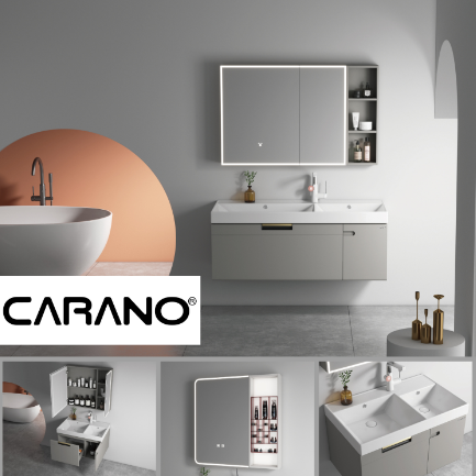TỦ KỆ LAVABO CARANO MODEL F0817-12D (MODEL: F0817-12D)